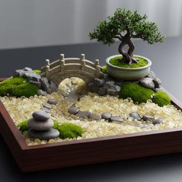 Imagem de Pedra de cristal - decoração de pedras de aquário, cascalho de peixe, lascas de pedra rolada para enchimento de vaso de paisagem, artesanato DIY, plantas de interior