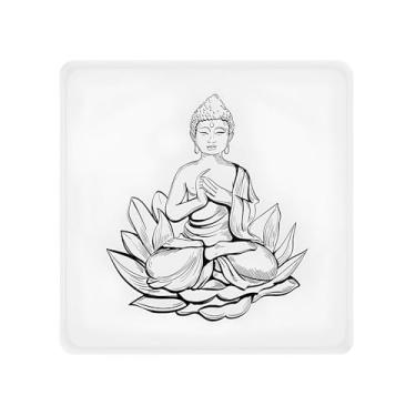 Imagem de Luminária Box Slim Budha USB Decorativa – Luz Difusa, Bivolt, Cabo USB 1,2m, 20x18x5 cm