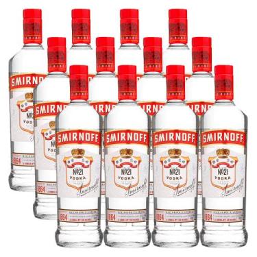 Imagem de Vodka Destilada Smirnoff 998ml 12 Unidades