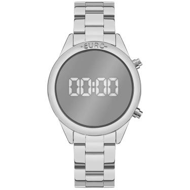 Imagem de Relógio Euro Feminino Ff Reflexos Prata - EUDS8054AJ/4K