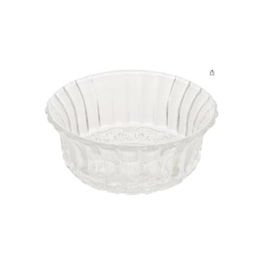 Imagem de Conjunto 6 Bowls de Vidro Transparente, 11cm de Diâmetro, 180g, para Saladas, Sobremesas e Petiscos