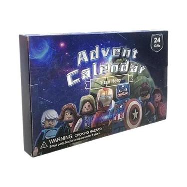 Imagem de Calendário Do Advento Disney Avengers Com Blocos De Montar Do Homem-Ar