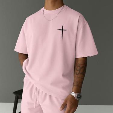 Imagem de Camiseta Masculina Streetwear Cruz Evangélica Gospel Camisa Unissex Te