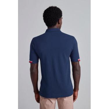 Imagem de Camisa Polo Piquet Comfort - Azul Noturno - HIGHSTIL, Azul, GG