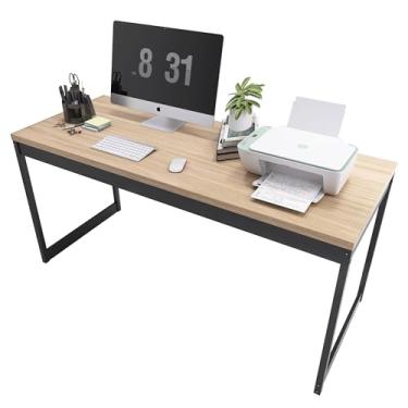 Imagem de Mesa para Escritório Moderna, Tamanho 150x60cm, Tampo em MDP, Cor Carvalho (Mel)