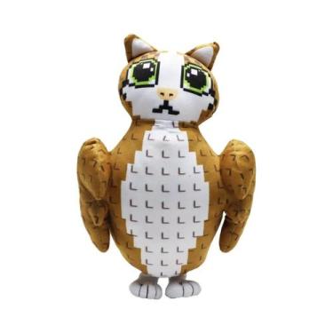 Imagem de Brinquedo De Pelúcia Meowl Espetacular Rosa E Marrom, Jogo De Ovelha A