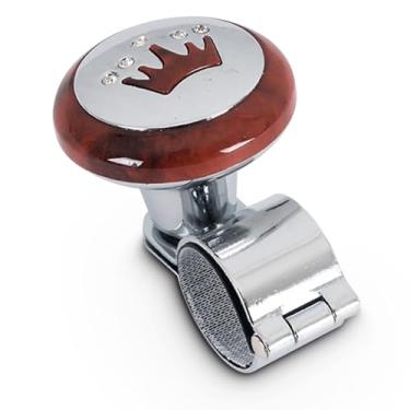Imagem de Riloer Volante Spinner Power Handle Spinner Botão Acessório, Manípulo Booster para Carros Caminhões Semis Tratores Barcos Carrinhos de Golfe