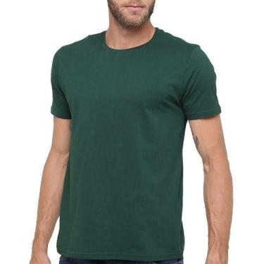Imagem de Camiseta Masculina Algodão Básica Camisa Atacado 30.1  Lisa - Vesttuar