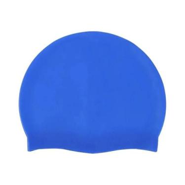Imagem de Touca De Natação Unissex À Prova d'Água Em Silicone Flexível Com Alta 