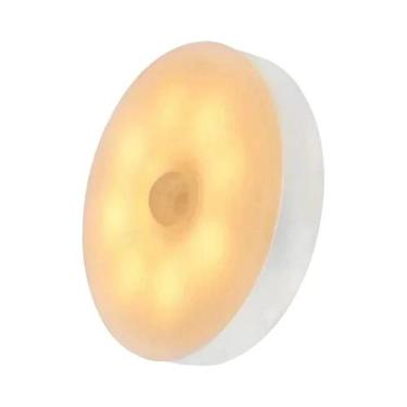 Imagem de Luz Noturna Com Sensor De Movimento Recarregável Por USB 8LED Para Arm