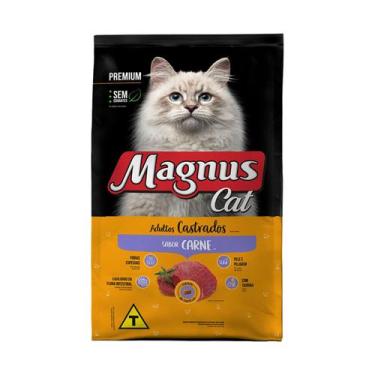 Imagem de Ração Magnus Premium Gatos Adultos Castrados Carne 1kg