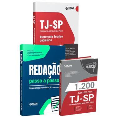Imagem de Combo TJ SP - Escrevente Técnico Judiciário - 3 em 1 (pós-edital) - No