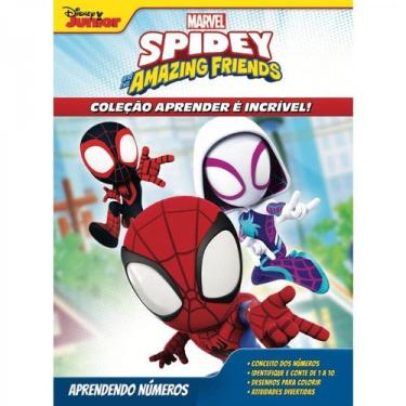Imagem de Aprender e Incrivel Marvel - Spidey Aprendendo Numeros - Bicho Esperto