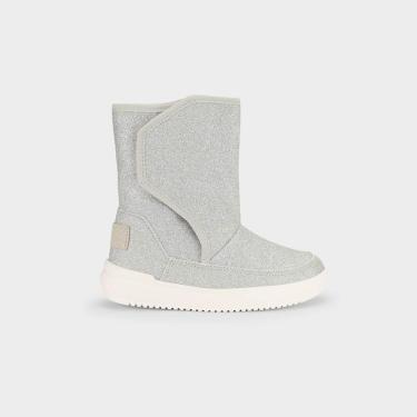 Imagem de Bota Infantil Bibi Urban Basic Prata com Glitter-Feminino