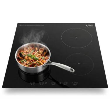 Imagem de Fogão Cooktop 4 Bocas Indução Embutir 7200W Turbo Touch Sou Energy Pre