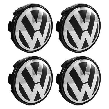 Imagem de Jogo Calotinha 56mm Centro de Roda Zunky VW Gol G5 - DCAPS