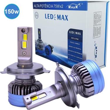 Imagem de Ultra Led Max RayX 15.000 Lumens 150W 6000k H7 12V 24V