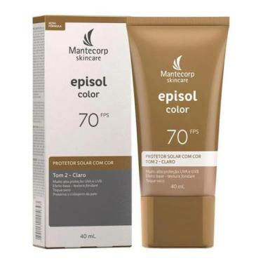 Imagem de Protetor Solar Facial Episol Color Tom 2 Claro FPS70 40mL