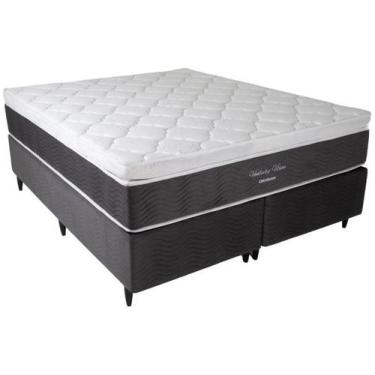 Imagem de Cama Box (Box + Colchão) Queen Ortobom de Molas  - Ensacadas 61cm de A