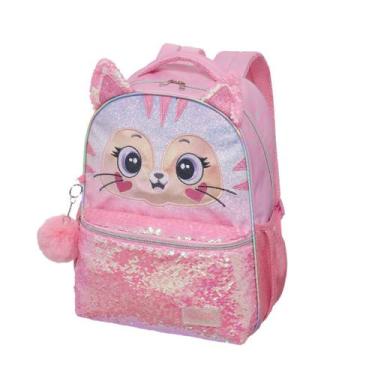 Imagem de Mochila de Costa Infantil Bolsa Escolar Pack Me Premium - Pacific, Kit