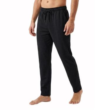 Imagem de Calça masculina broken rules flanelada 160115, Preto, G