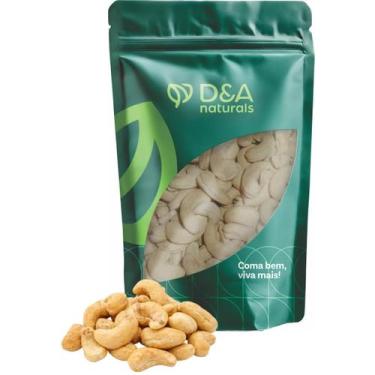 Imagem de Castanhas de Cajú W1 Inteiras Crua 500g - D&A Naturals