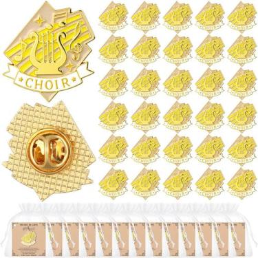 Imagem de Liliaafar Kit com 30 Broches de Lapela com Nota Musical para Coral, 2,