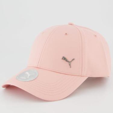 Imagem de Boné Puma Ess Metal Cat BB Cap Rosa, Único