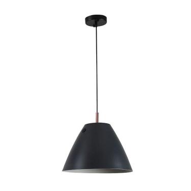 Imagem de Lustre Pendente Nordecor Bucket D11285 Preto E27 Bivolt