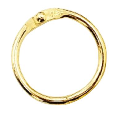 Imagem de Kit Com 8 Argolas Articulada Dourada 3 Cm Para Encadernação