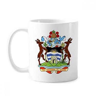 Imagem de Saint John's Antigua & Barbuda Emblema Caneca Cerâmica Café Porcelana Utensílios de Mesa