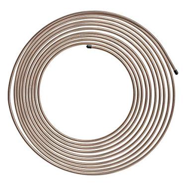 Imagem de Bobina de tubos de aço revestida de cobre 4Liftimelines4LIFETIMELINES 3/16" x 25ft [Without Kit] LTCCGC325