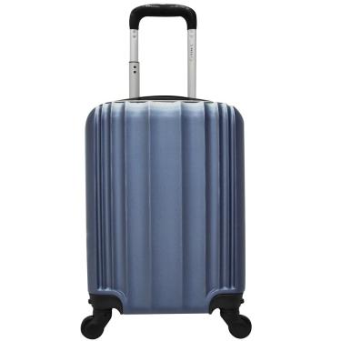 Imagem de Mala de Bordo Yins Brasil com 4 Rodas Giro 360º em ABS – Azul 