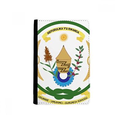 Imagem de Porta-passaporte Rwanda África com emblema nacional Notecase Burse carteira porta-cartões