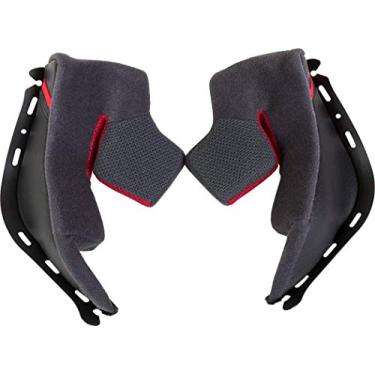 Imagem de Shoei Almofadas de Bochecha RF-1200 2X-Large Preto 01-70512 para Motociclistas e Proprietários de Capacete RF-1200