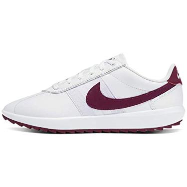 Imagem de Nike Tênis de golfe feminino Cortez G, Branco/Vilão vermelho - mal poeira de ameixa de uva, 10