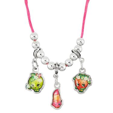 Imagem de Shopkins Zinc Alloy Strawberry Lip Apple Clip On Charm's on Pendant Necklace