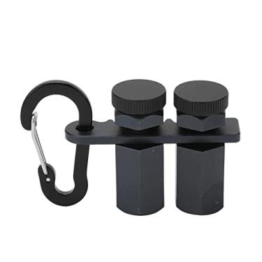 Imagem de Medidores De Escada Sluffs Para Esquadria, Ferramentas De Esquadria, Medidor De Escada Em Liga De Alumínio, Medidor Plano Hexagonal Com Parafuso De Polegar Para Esquadria E Caibro(Preto)