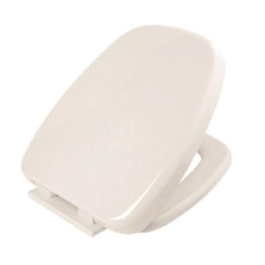 Imagem de Assento Sanitário Monte Carlo Bege Tampa para Vaso Deca com Fechamento Suave