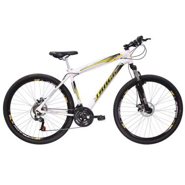 Imagem de Bicicleta Aro 29 TB Niner Branco e Amarelo 21v MTB Aero Track Bikes