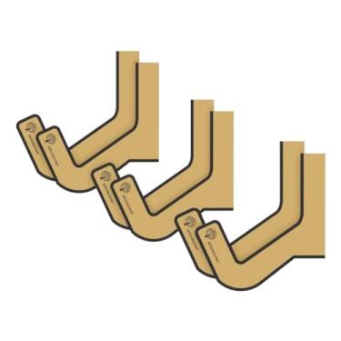 Imagem de 3 Pares - Rack Suporte De Parede Para Prancha De Surf