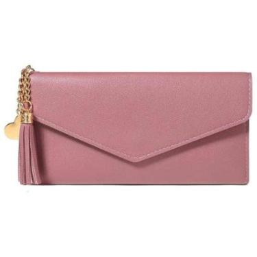 Imagem de Carteira Feminina Macia e Lisa com Chaveiro-Feminino