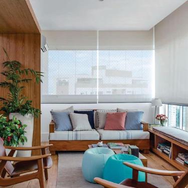 Imagem de Persiana Rolo Screen 3% Branco - 1,10m x 2,60m