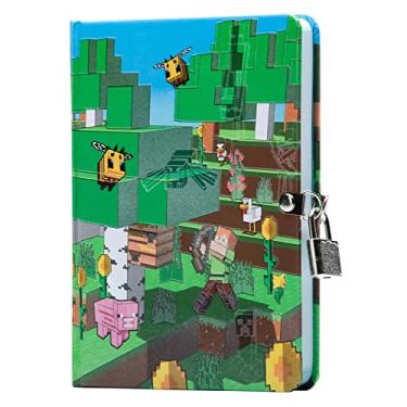 Imagem de Minecraft: Mobs Glow-In-The-Dark Lock & Key Diary