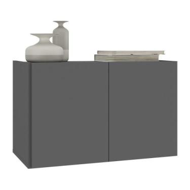 Imagem de Aparador Buffet Suspenso 2 Portas Multimóveis MP8000, Grafite