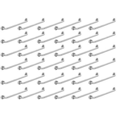 Imagem de Barra Alça Apoio 80Cm Aço Inox Kit 30 Uni Apoio Suporte Idoso Gestante
