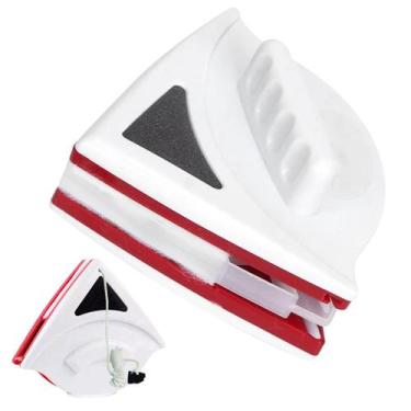 Imagem de Limpa Vidro Magnetico Janela Vidraça Espelho Porcelana Multiuso Rodo I