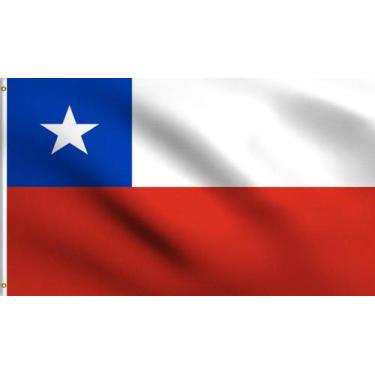 Imagem de Bandeira de Solitaria Chilean La Estrella da DMSE Chile - DMSE Wholesa
