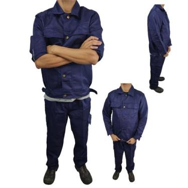 Imagem de Conjunto Uniforme EPI Profissional Obra Segurança do Trabalho Eletrici