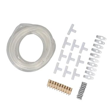 Imagem de A Grande Saída Eficiente da água do Bebedor do Bico de água do Coelho, Fácil Instala o Molhando Automático da Gaiola Com o Material Plástico do Cobre do Ferro da Mangueira 5m